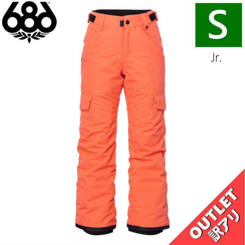【OUTLET】 23 686 GIRLS LOLA INSULATED PNT HOT CORAL Sサイズ 子供用 スノーボード パンツ PANT アウトレット