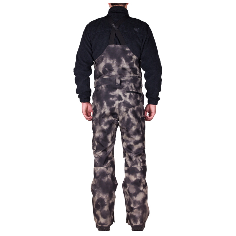 【OUTLET】 L1 SENTINAL BIB PNT カラー:M-TIE DYE CAMO Lサイズ メンズ ウェア スノーボード スキー ビブパンツ アウトレット_画像2