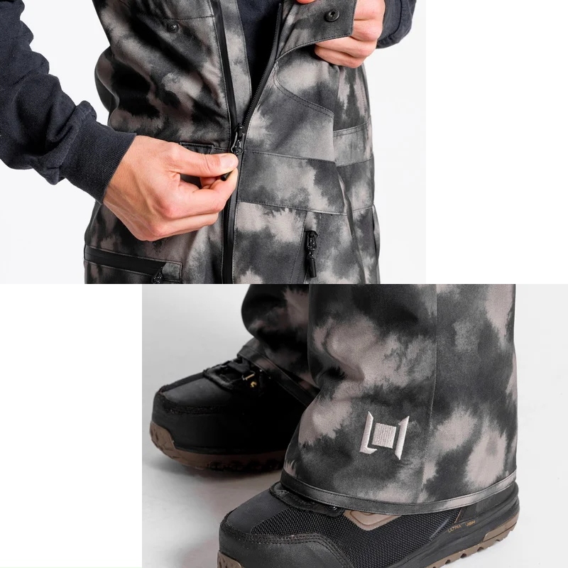 【OUTLET】 L1 SENTINAL BIB PNT カラー:M-TIE DYE CAMO Lサイズ メンズ ウェア スノーボード スキー ビブパンツ アウトレット_画像6