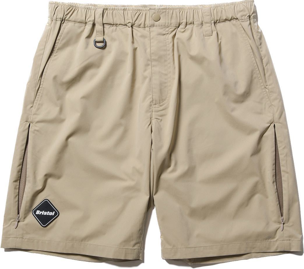 S 新品 FCRB SS VENTILATION SHORTS BEIGE