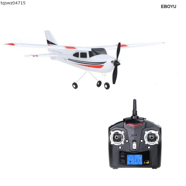  radio controlled airplane Wltoys F949 2.4G 3ch RC Cessna Sky King put on land for wheel skid attaching drone helicopter AT3783