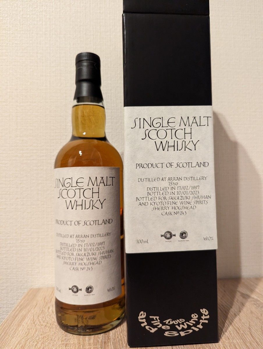 ARRAN 25yo Sherry Puncheon アラン 25年 1997 KFWS | www