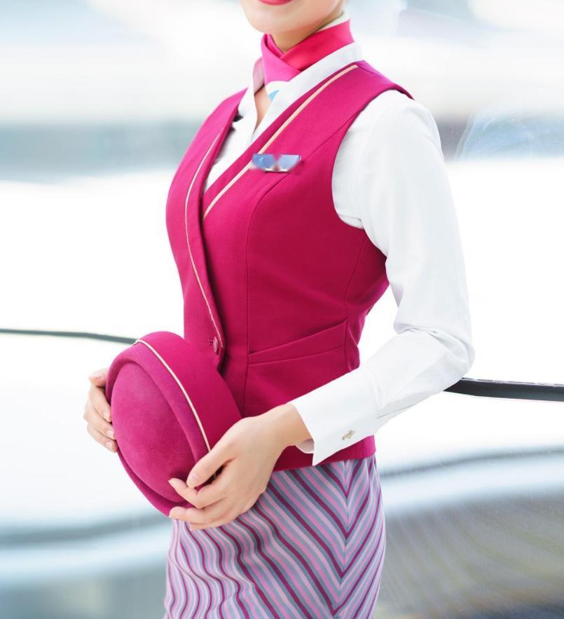 コスプレ衣装 外資系航空 航章 冬服 夏服セット 30点セット 客室乗務員　CA ユニフォーム M77