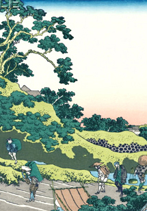 葛飾北斎 (Katsushika Hokusai) 木版画 富嶽三十六景 　東都駿台　 初版1831-33年（天保2-4年）頃 　　　　　　やはり北斎の木版画は凄い!!_画像9