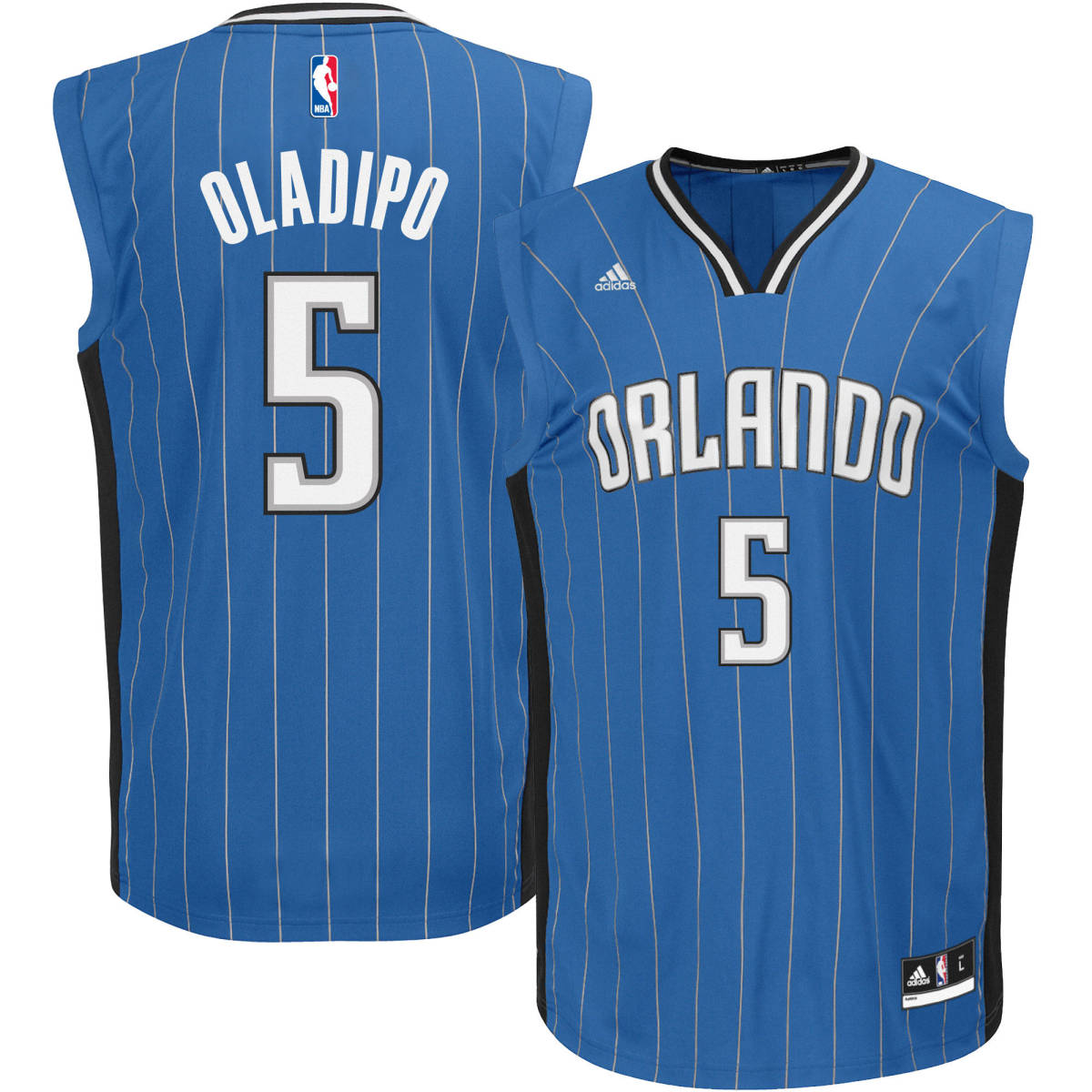 AW9)adidas Victor Oladipo Orlando Magic/NBA/オーランド・マジック/XL/ジュニアサイズ/YOUTH/ゲームシャツ/男女兼用_画像1