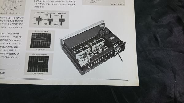 [DENON( Denon )INREGRATED AMPLIFIER( Inte gray tedo* amplifier )PMA-700MKIII catalog Showa era 52 year 9 month ] Japan ko rom Via stock .