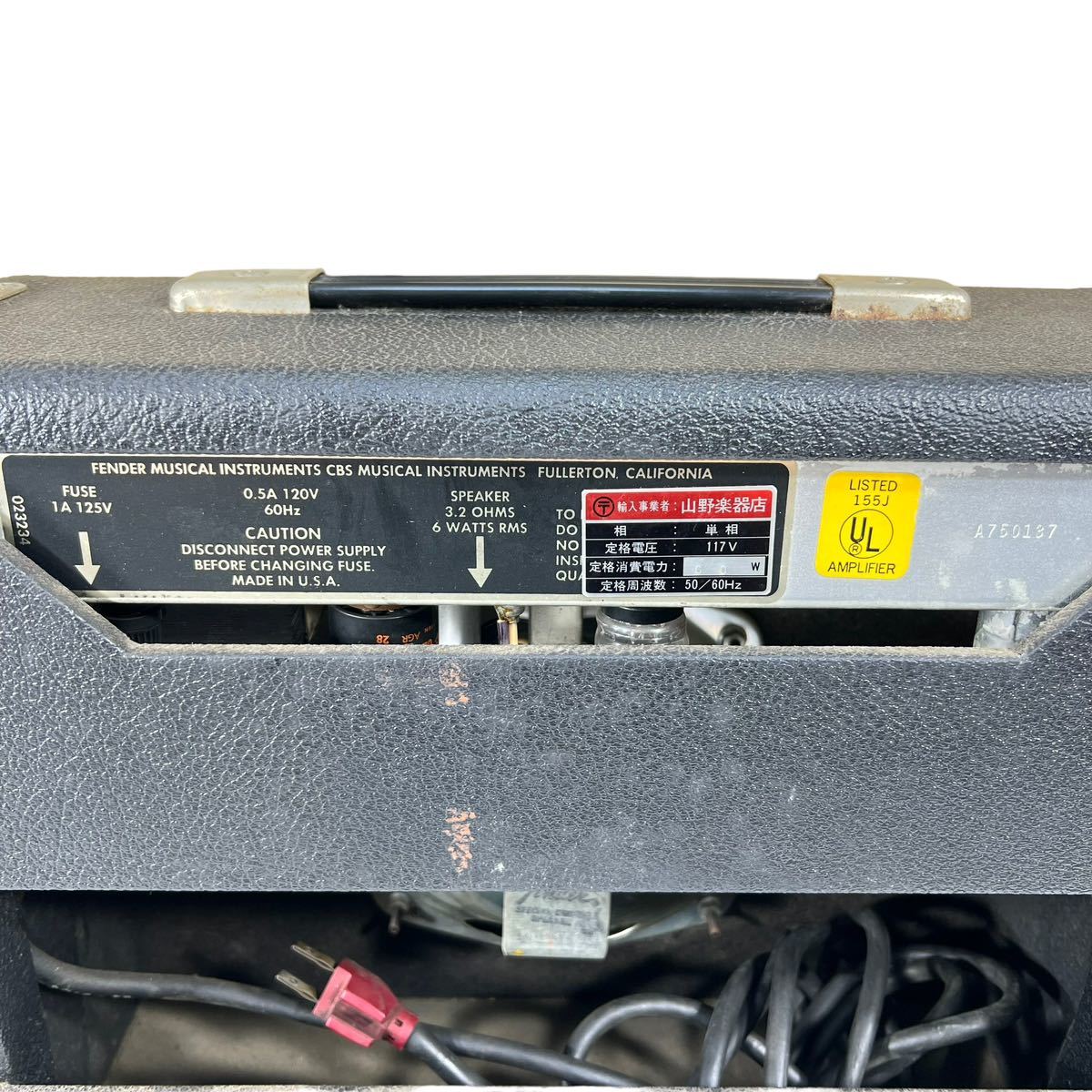 通電確認済み フェンダー ギターアンプ Fender USA Champ Silerface