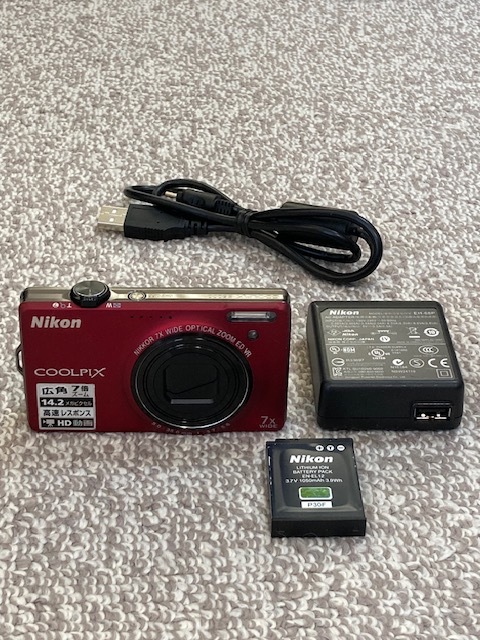 ニコンデジタルカメラ COOLPIX S6000【フラッシュレッド】 | JChere