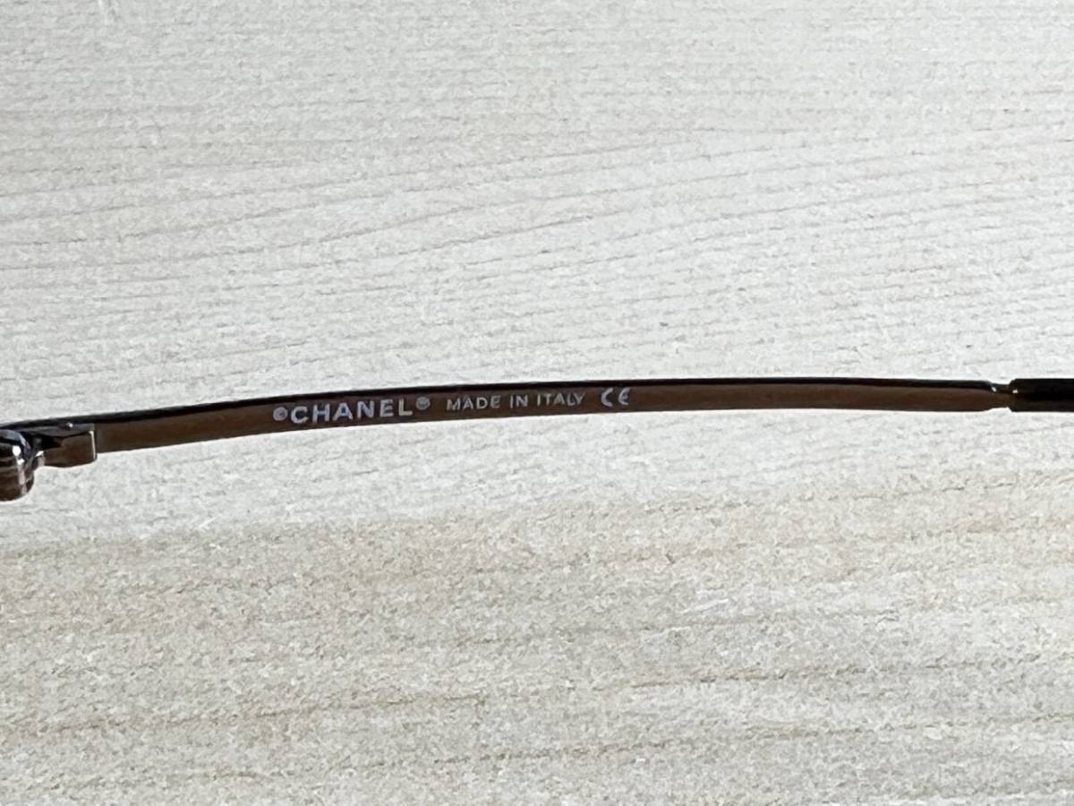 50448▽眼鏡フレーム CHANEL シャネル 2068-B c.275 53□17 120 MADE IN JAPAN ケース有_画像7