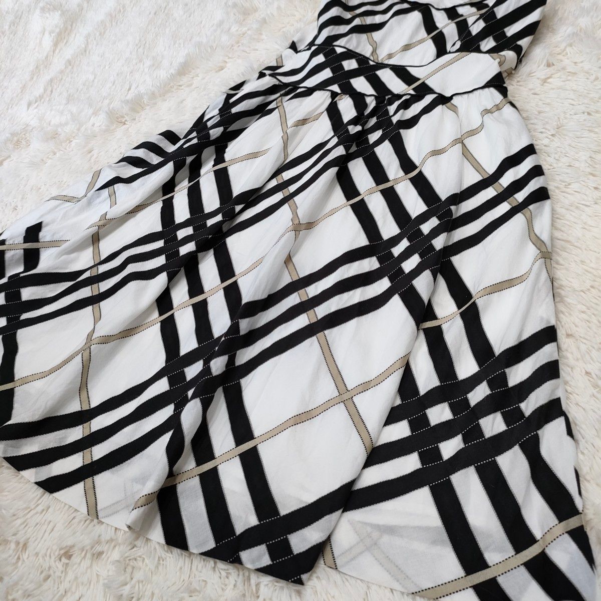BURBERRY BLUE LABEL バーバリー チェックワンピース 夏ワンピ BURBERRY BLUE LABEL バーバリー チェックワンピース 夏ワンピ
