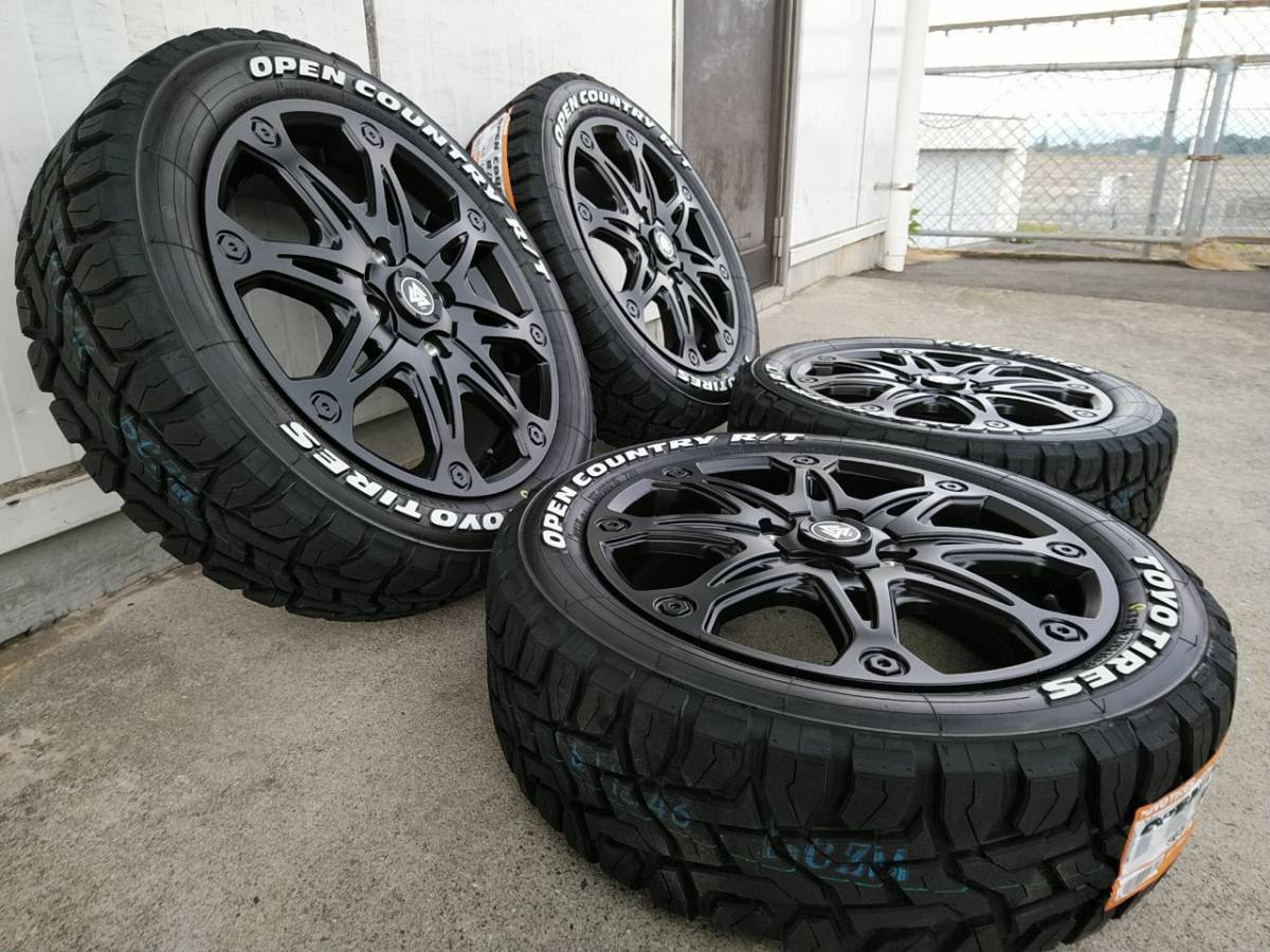 新品4本 軽自動車 ハスラー 夏タイヤ ホイールセット 165/60R15 TOYO オープンカントリーRT ホワイトレター 15インチ MUD-X_画像4