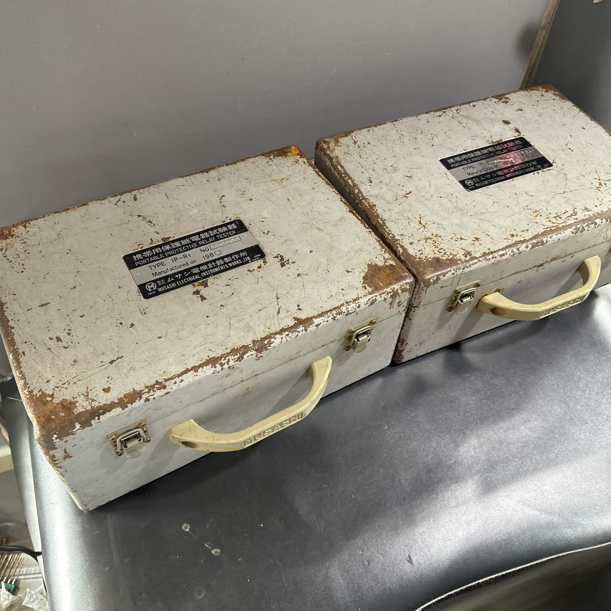 ムサシ IP-R1 継電器試験機 現状品 動作未確認ジャンク出品 ムサシ IP-R1 継電器試験機 現状品 動作未確認ジャンク出品