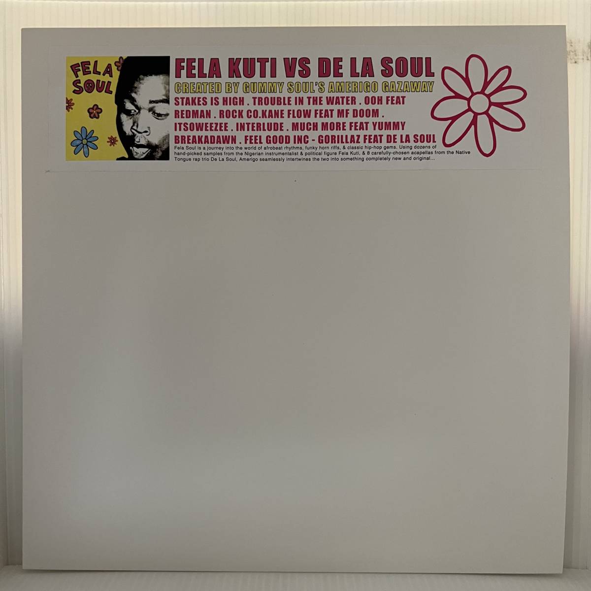 Hip Hop LP - Fela Kuti Vs De La Soul - Fela Soul - Amerigo Gazaway VG+_画像1