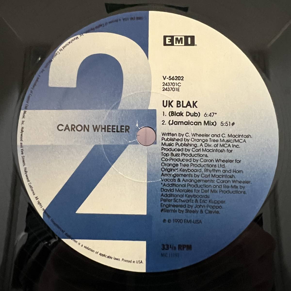 Acid Jazz 12 - Caron Wheeler - UK Blak - EMI - VG+ - シュリンク付_画像4