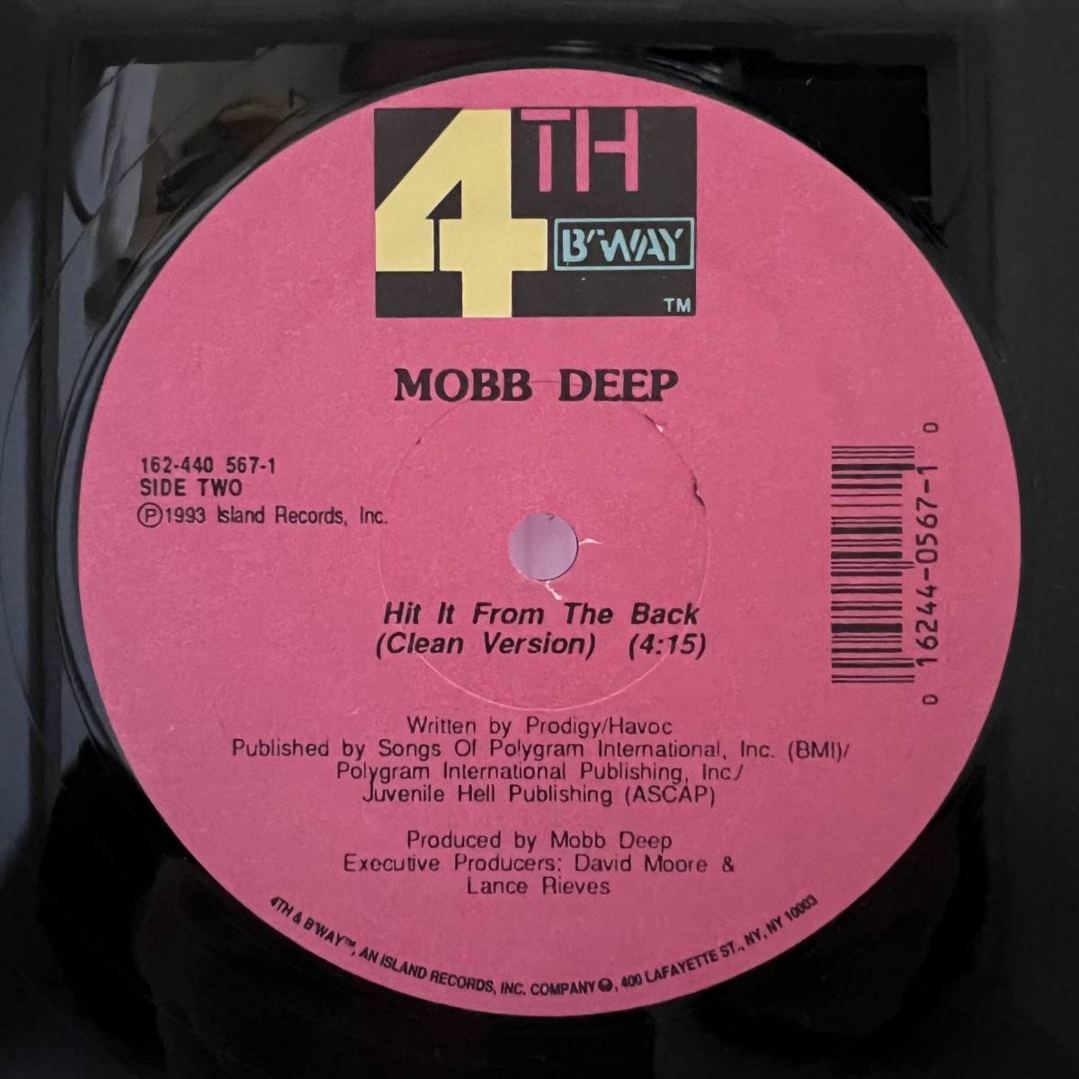 Hip Hop 12 - Mobb Deep - Hit It From The Back - 4th & Broadway - NM - シュリンク付_画像3