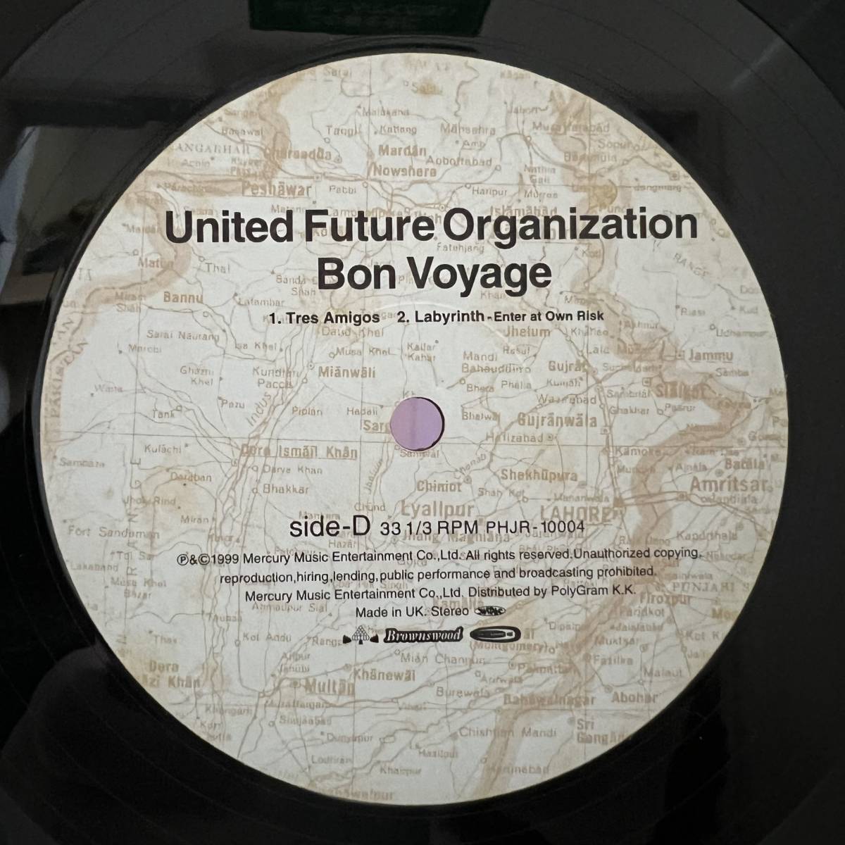 Acid Jazz LP - United Future Organization - Bon Voyage - Brownswood - VG+_画像6