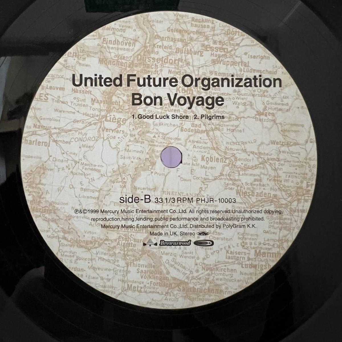 Acid Jazz LP - United Future Organization - Bon Voyage - Brownswood - VG+_画像4