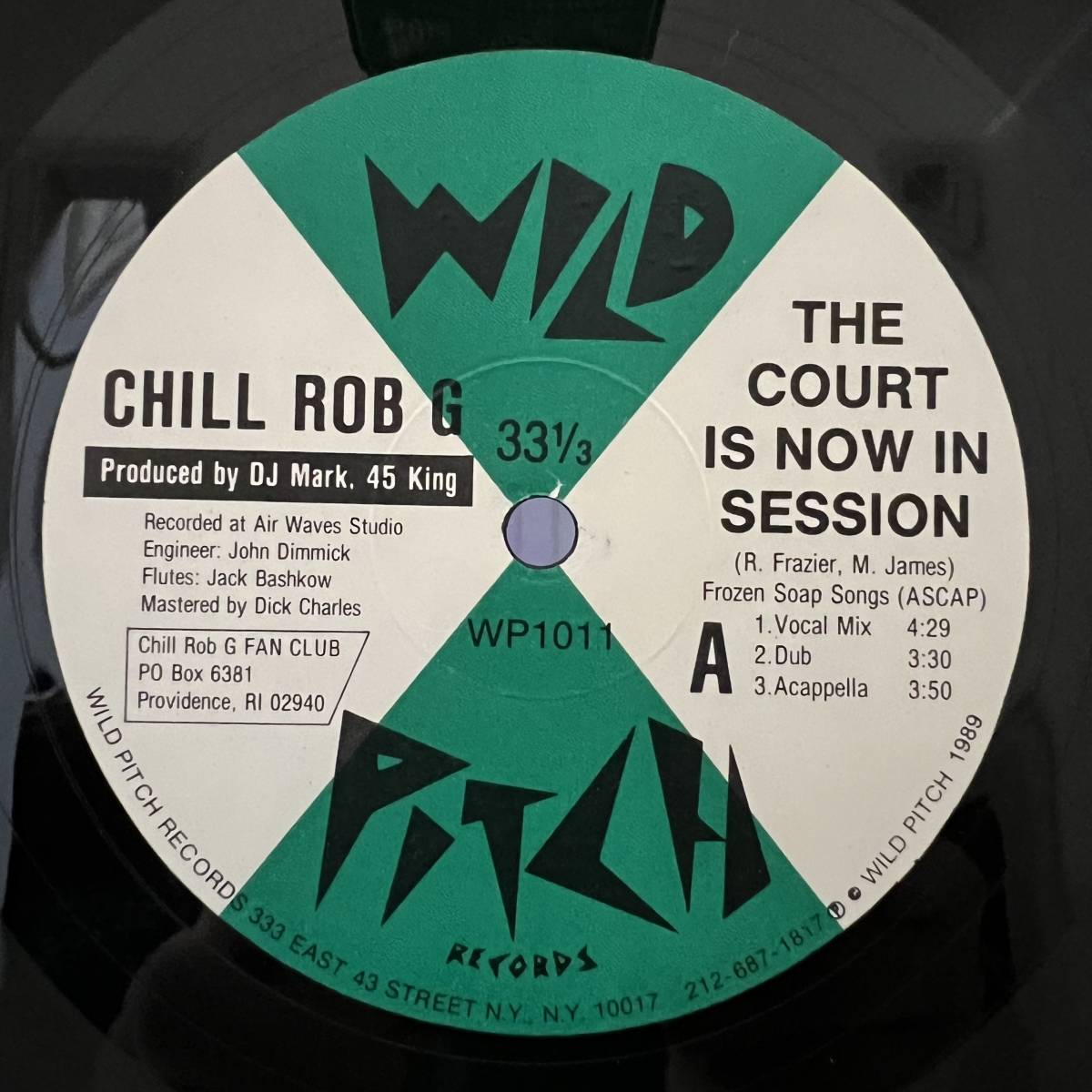 Hip Hop 12 - Chill Rob G - The Court Is Now In Session - Wild Pitch - NM - シュリンク付 - ⑥_画像2