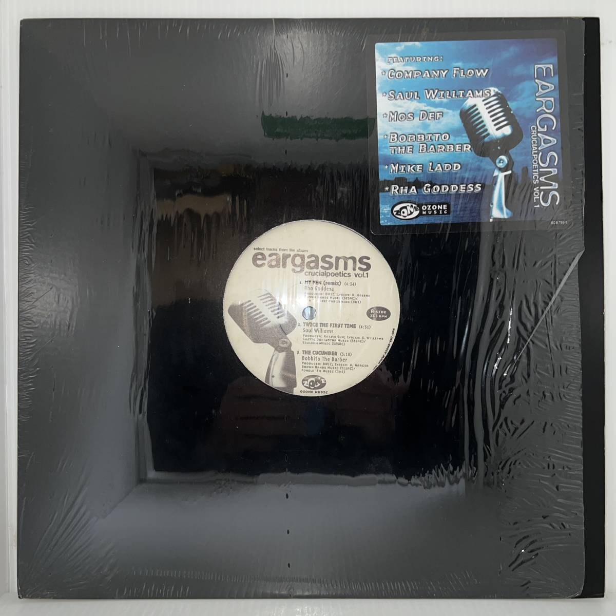 Hip Hop 12 - Various - Eargasms Crucialpoetics Vol. 1 - Ozone MUsic - VG+ - シュリンク付_画像1