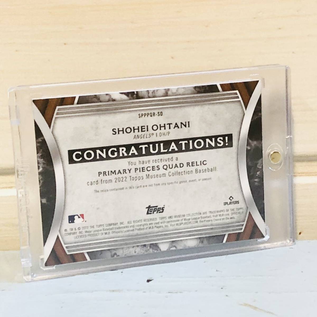 ☆希少レア☆ 25枚限定 2022 Topps Museum 大谷翔平 実使用 ☆希少レア☆ 25枚限定 2022 Topps Museum 大谷翔平 実使用