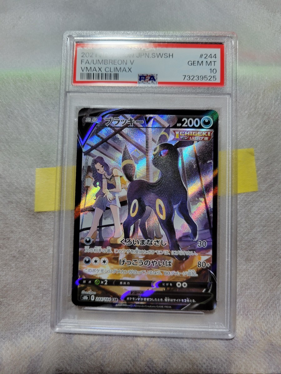 PSA10 ブラッキーV 244/184 CSR ポケモンカード 2021 VMAX