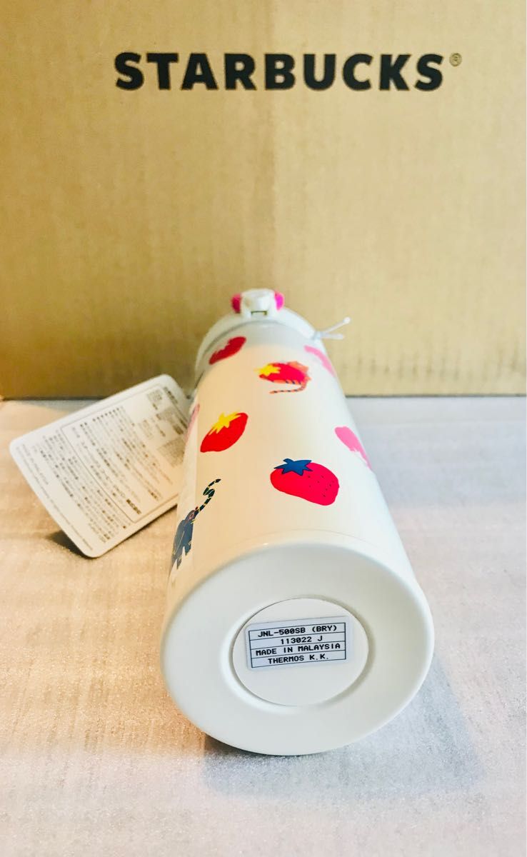 Starbucks ハンディー ステンレスボトル ストロベリー 500ml Starbucks ハンディー ステンレスボトル ストロベリー 500ml