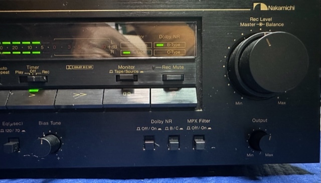 Nakamichi ナカミチ 高音質独立3ヘッドカセットデッキ CR-30 現役動作