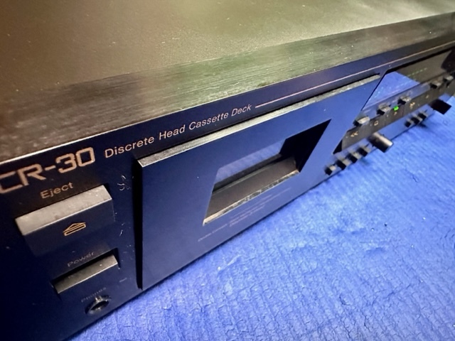 Nakamichi ナカミチ 高音質独立3ヘッドカセットデッキ CR-30 現役動作