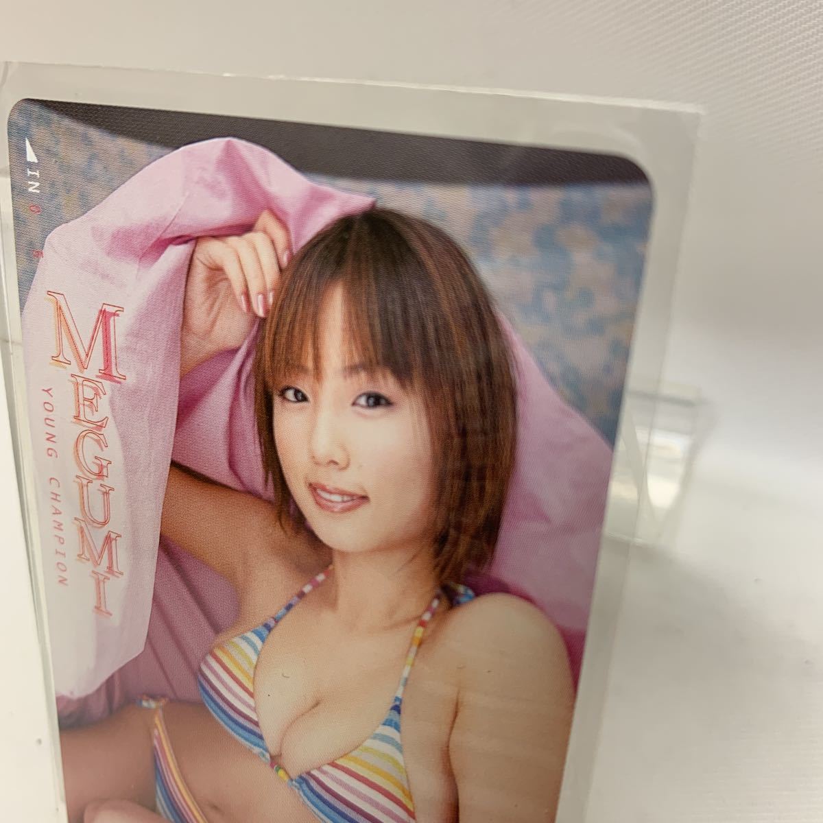 【未使用】MEGUMI　ヤングチャンピオンクオカード500円_画像4