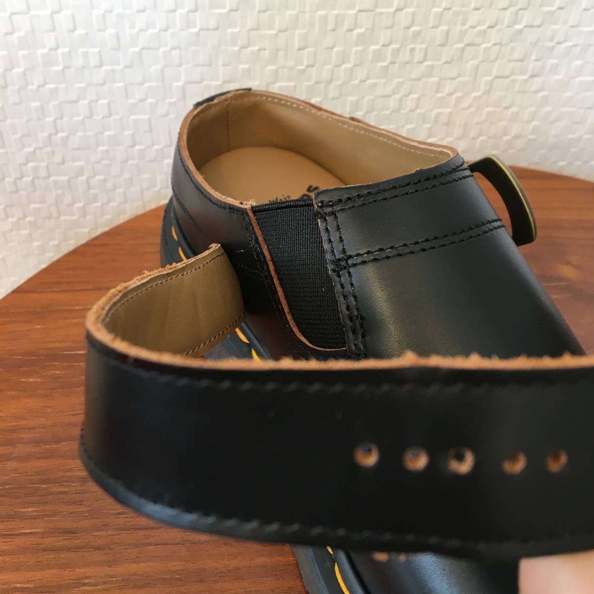 26.0cm(UK7)|Dr.Martens ドクターマーチン サンダル ISHAM ミュールサンダル ブラック 黒 30627001 限定モデル (新品)(即決)(正規品)