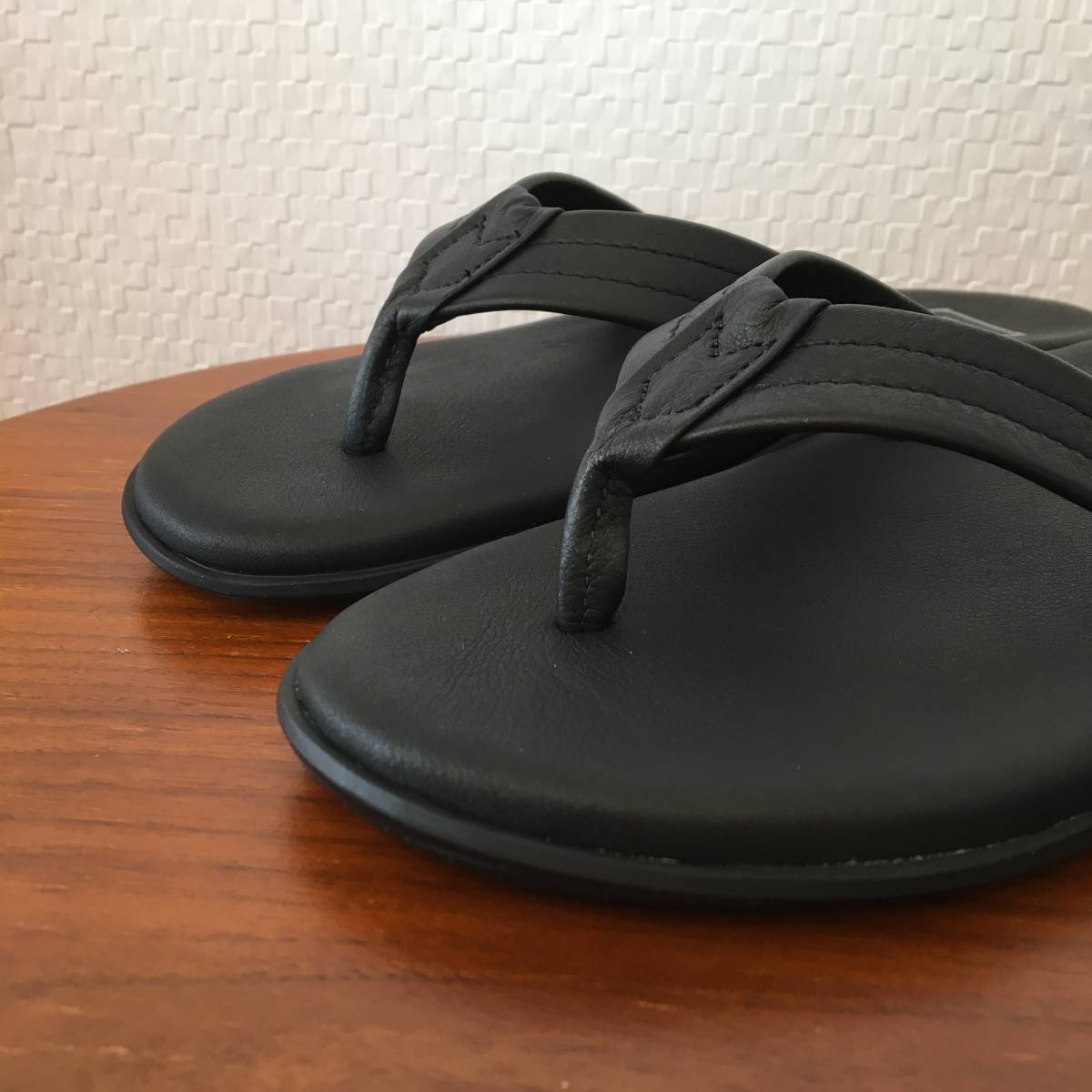 26.0cm(US 8)l ISLAND SLIPPER Islay ndo slippers PB202 sandals black black smooth leather Hawaii or f( new goods )( prompt decision )( regular goods )