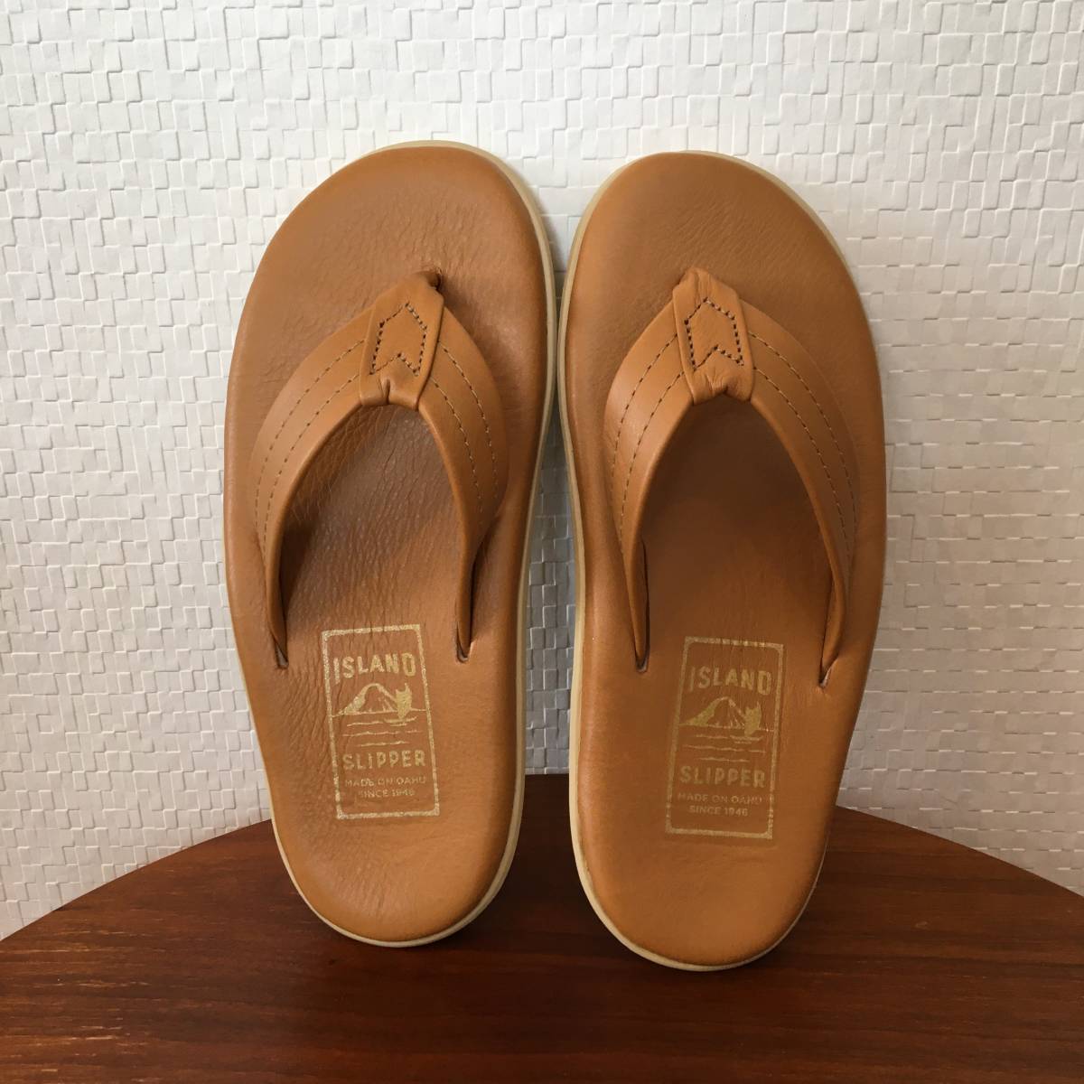 26.0cm（US 8）｜ ISLAND SLIPPER アイランド スリッパ PB202 RUST サンダル スムースレザー ハワイ オアフ  (新品)(即決)(正規品)