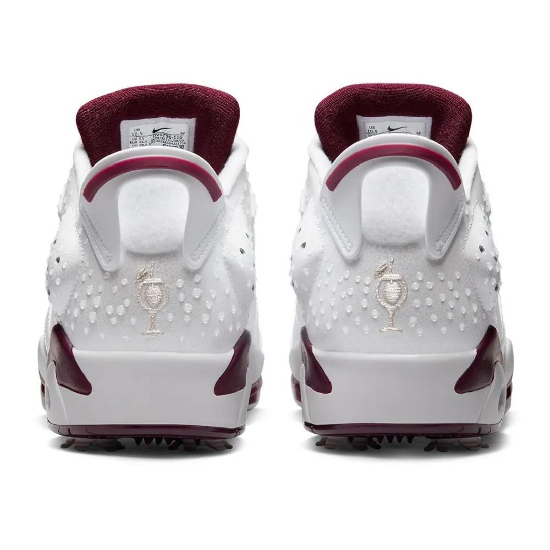 【即納】26.0cm NIKE AIR JORDAN 6 LOW GOLF RETRO NRG Bordeaux エアジョーダン6 ロー ゴルフ ボルドー ゴルフシューズ DV6796-116_画像6