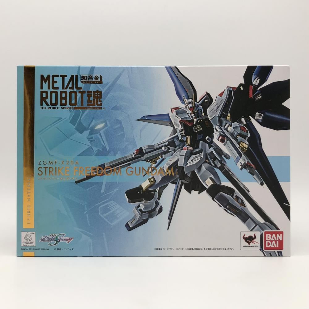 【中古】開封 バンダイ 機動戦士ガンダムSEED DESTINY METAL ROBOT魂 SIDE MS ZGMF-X20A ストライクフリーダムガンダム