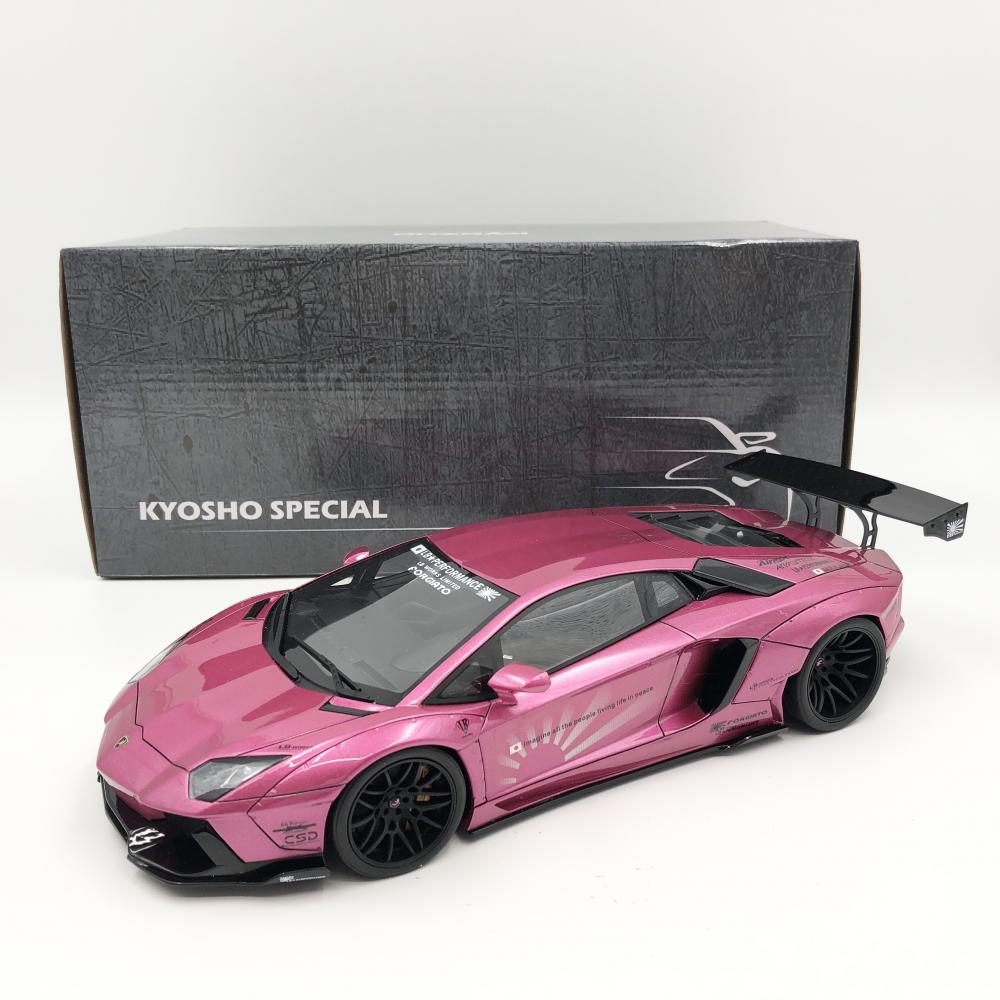 【中古】開封 京商 1/18 KSR18502CP ランボルギーニ アヴァンタドール Coupe LB Performance ピンク[240017496733]