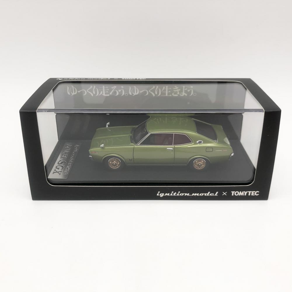 【中古】開封 トミーテック イグニッションモデル 1/43 T-IG4323 日産 ローレル ハードトップ 2000SGX 緑[249008216800]