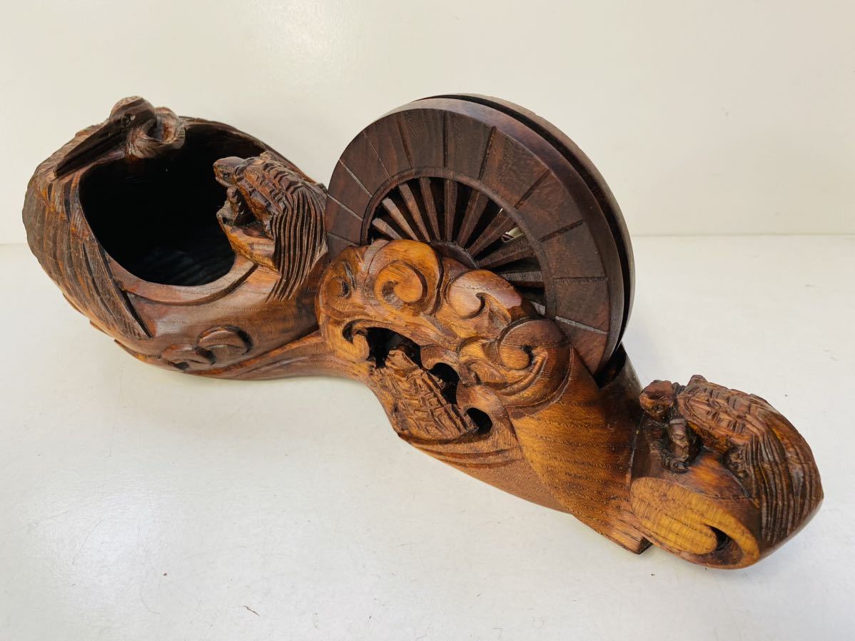 墨壺 在銘 坪源作 大工道具 工芸品 装飾品 墨壷 すみつぼ 墨坪 墨つぼ