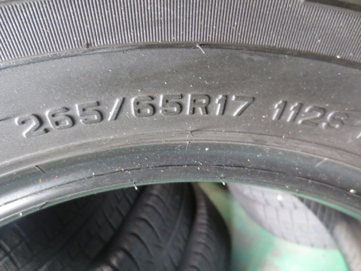 ☆スピスタ☆タイヤ　ダンロップ　GRAND TREK　265/65R17　2本　17T511　中古　12_画像3