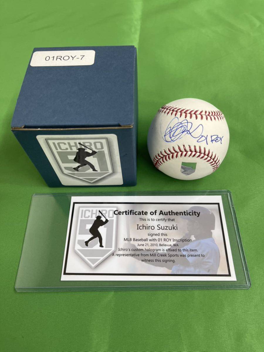 人気定番 ヤフオク! - MLB イチロー 直筆サイン入り ボール 証明書付き ...