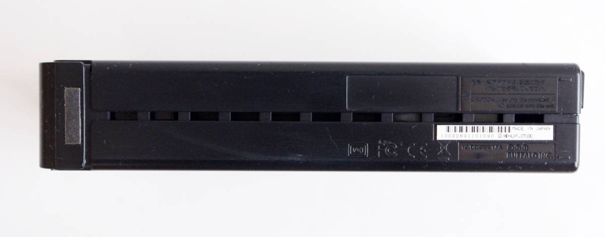 訳有 正常判定 バッファロー 1TB (1000GB) 外付 ハードディスク HD-LX1.0TU3C 冷却ファン付 USB接続 HDD BUFFALO ジャンク#2274_画像2