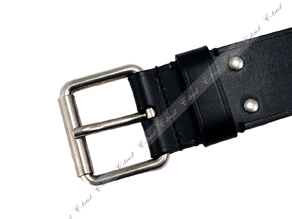 J788(85).. BALENCIAGA バレンシアガ ベルト メンズ カーフ ビッグ