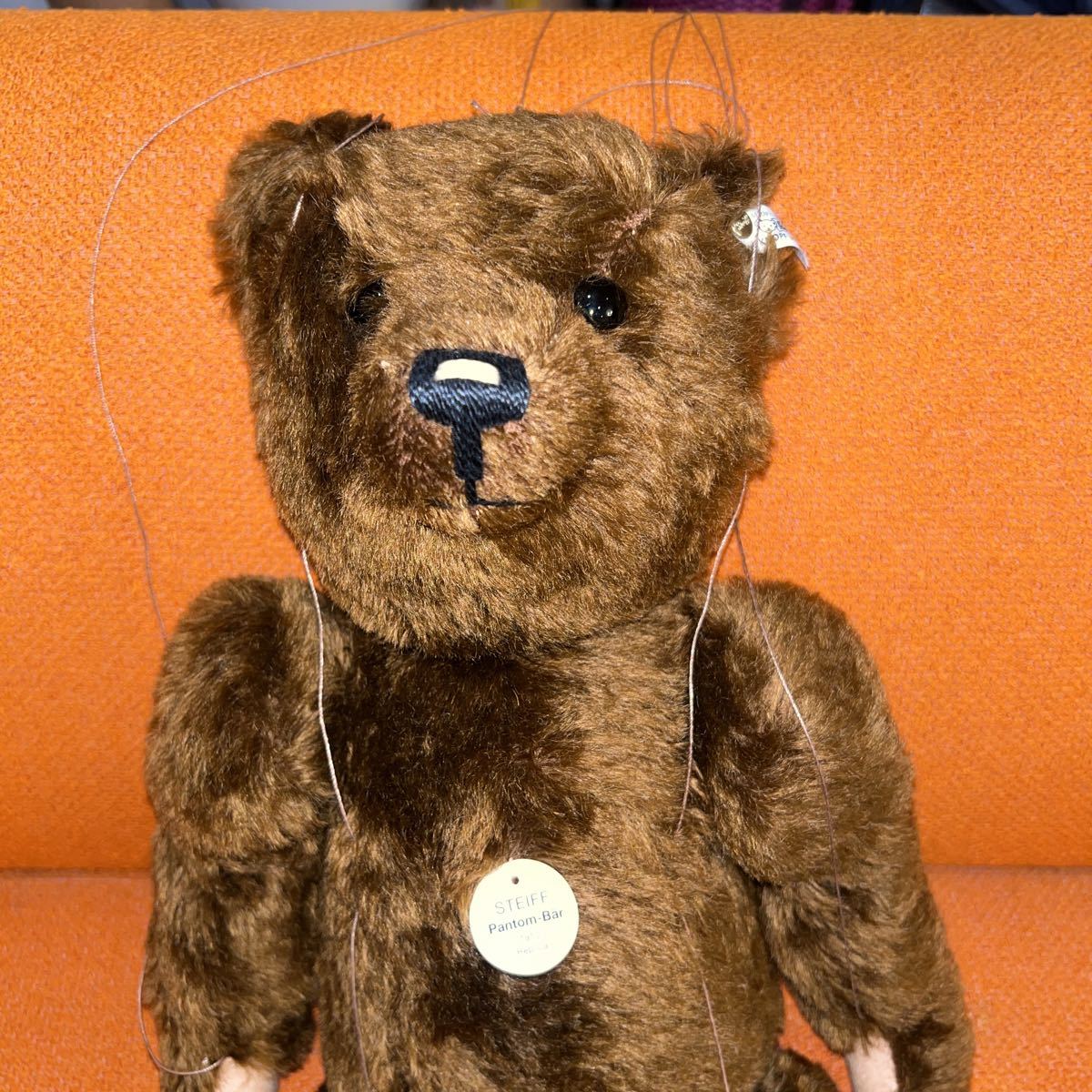 復刻版 シュタイフテディベア 操り人形 Pantom-Bear 1910テディベア