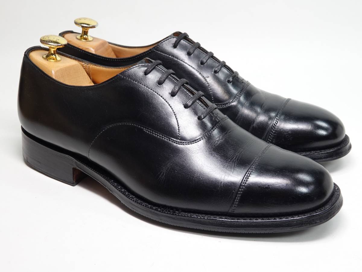 264 / 0511 美品 チャーチ コンサル CONSUL ブラック カーフ 7G #100