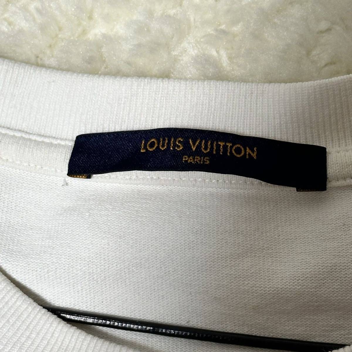 LOUIS VUITTON ルイ・ヴィトン RM192 NPL HHY90W スモ—クロゴ 半袖Tシャツ カットソー 大きめ XL_画像7