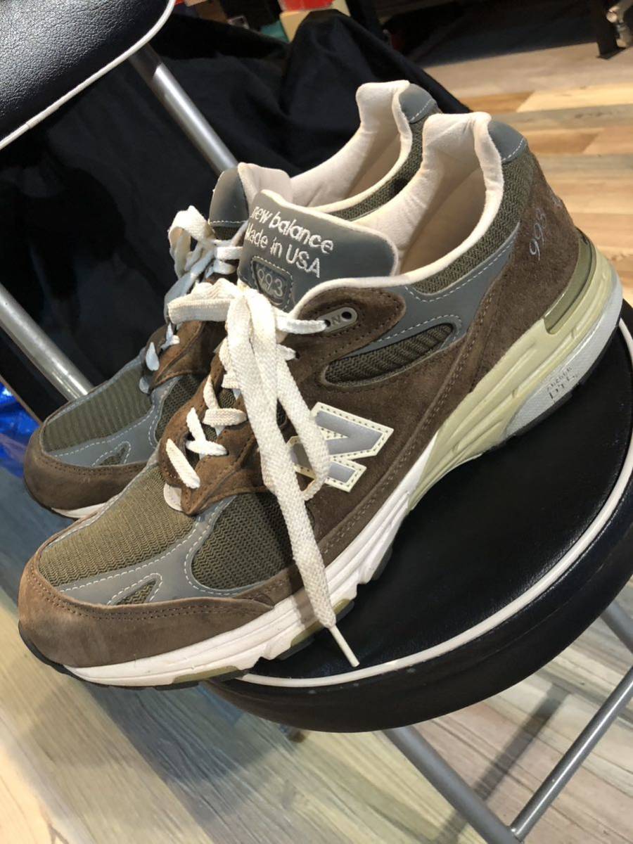 NEW BALANCE ニューバランス　MR993MG　Dウィズ　サイズ12 30センチ ★ ミリタリーグリーン　FK_画像2