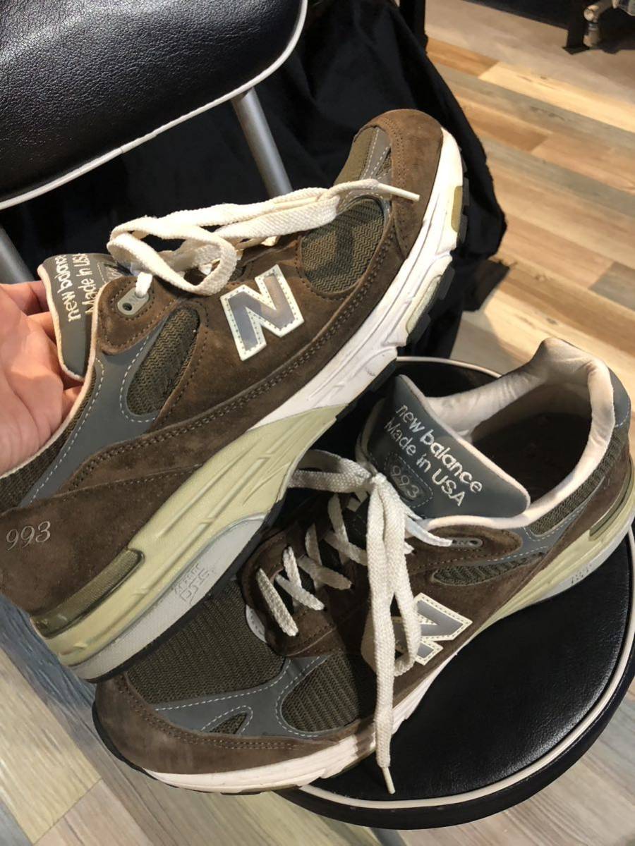 NEW BALANCE ニューバランス　MR993MG　Dウィズ　サイズ12 30センチ ★ ミリタリーグリーン　FK_画像1