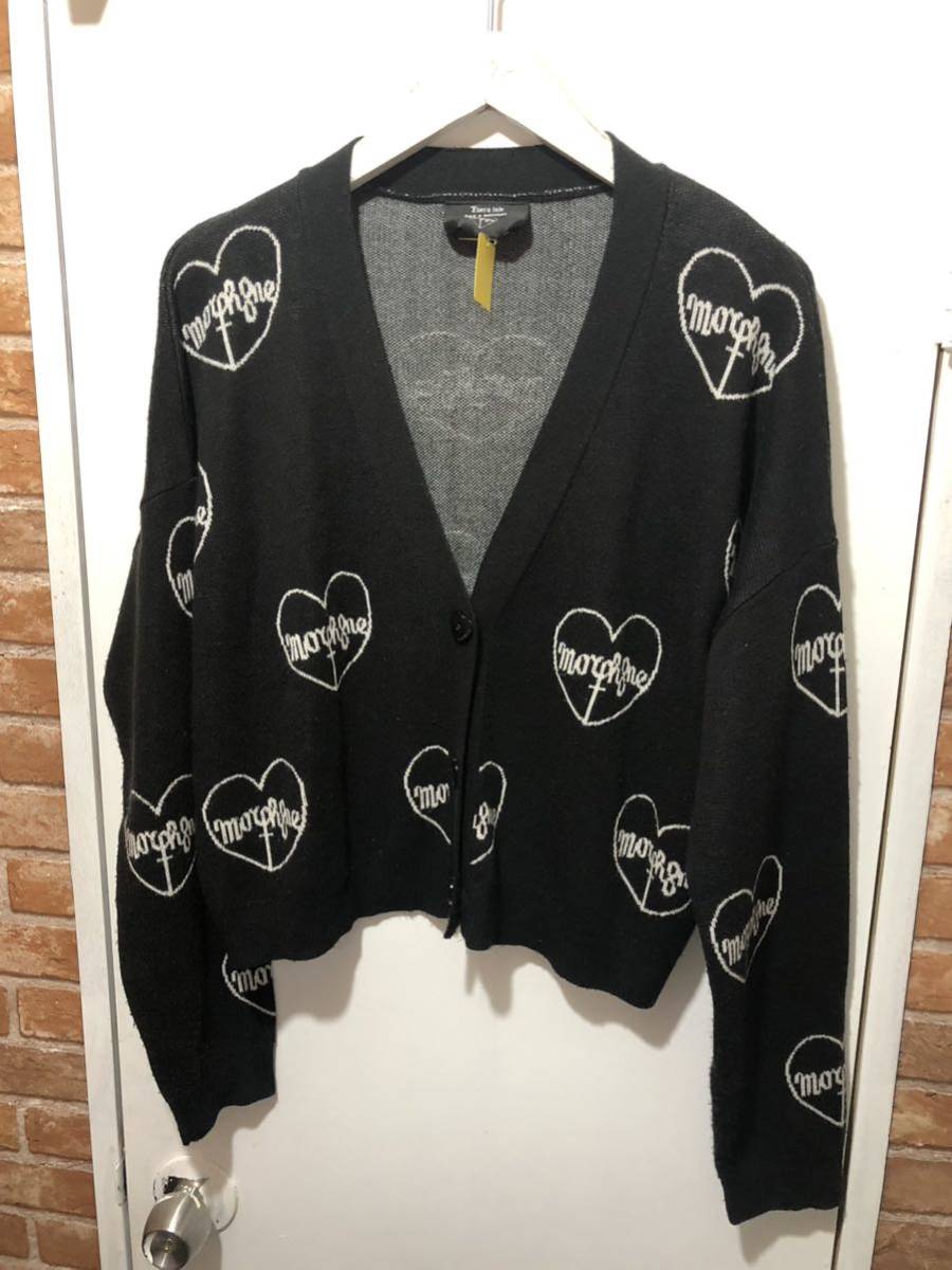 MORPH8NE モルフィン CURE CARDIGAN カーディガン クロップカーディガン ブラック　FK