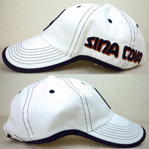 ・シナコバ ドギーキャップ（ポケッタブル）(白）メンズ ゴルフ 帽子 ロゴ刺繍 SINA COVA定番　cp10077710-11_画像2
