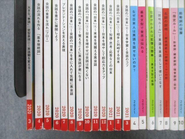 UK25-054 NHK出版 NHKテキスト ラジオ英会話 2020年3月～2023年2月号 テキストセット 計36冊 大西泰斗★ 00L4D_画像2