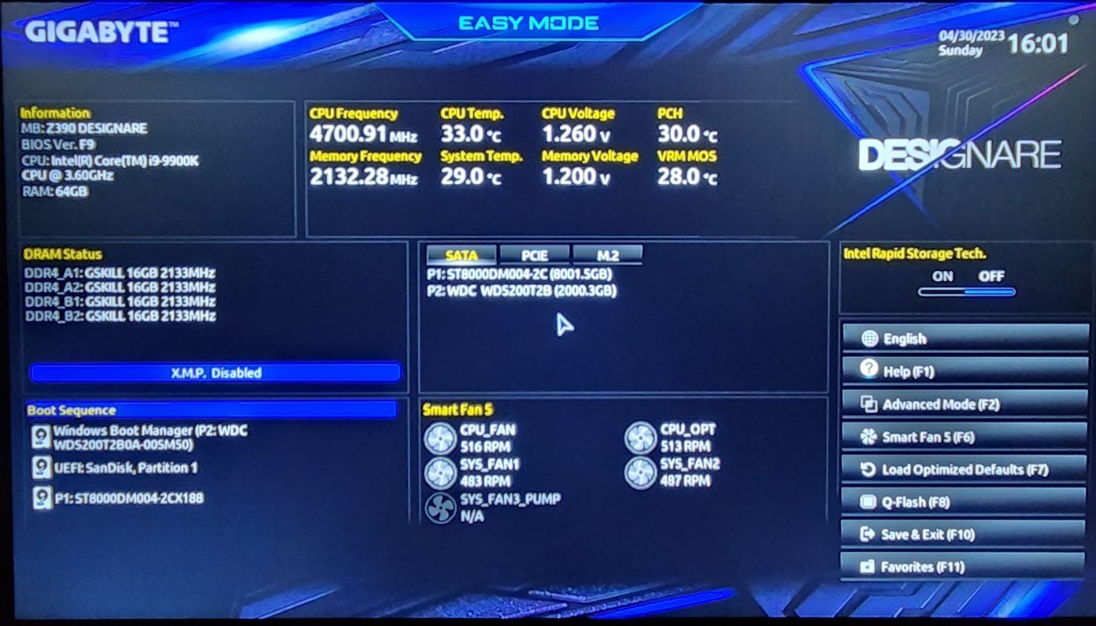 CPU Intel Core i9 9900K 3.6GHz 8コア16スレッド CoffeeLake PCパーツ インテル 動作確認済み